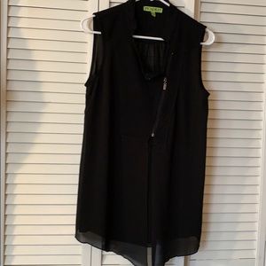 PICADILLY Sheer Open Blouse